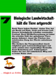 Biologische Landwirtschaft steht für artgerechte Tierhaltung
