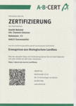 Öko-Zertifikat 2026 Gestüt Nahetal